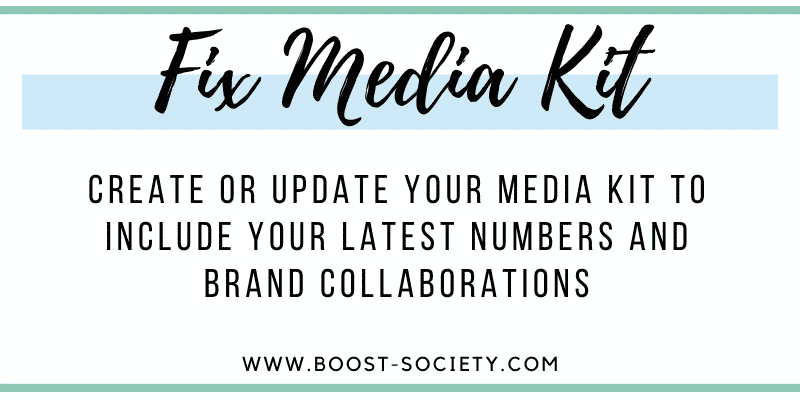 Create or update your media kit